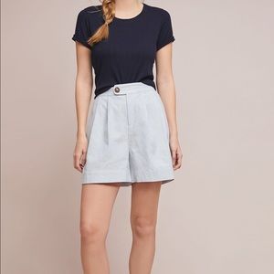 Anthropologie Seersucker Shorts